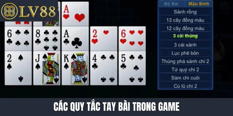 Các quy tắc tay bài trong game